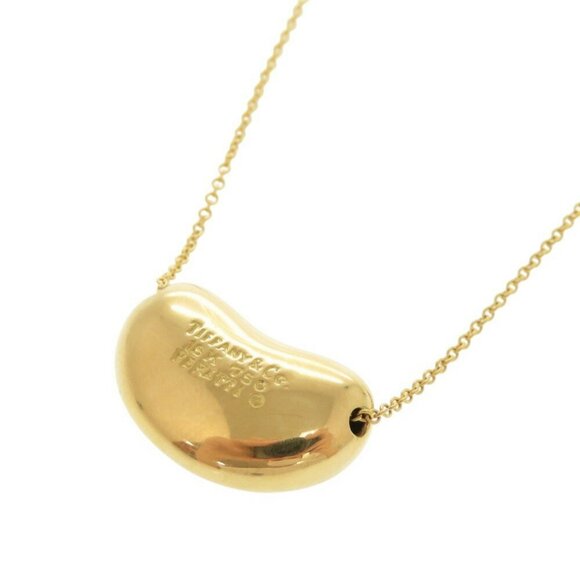 TIFFANY 18k Gold Bean Necklace - Picture 4 of 7
